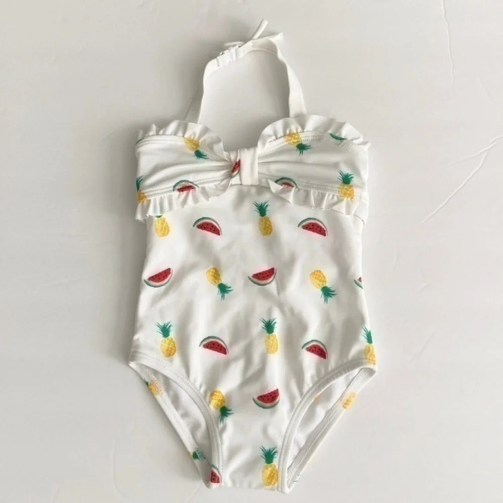 NWT Janie & Jack Baby Girl Set of 2 Swimsuits Bundle 12-18 Months - Picture 7 of 11
